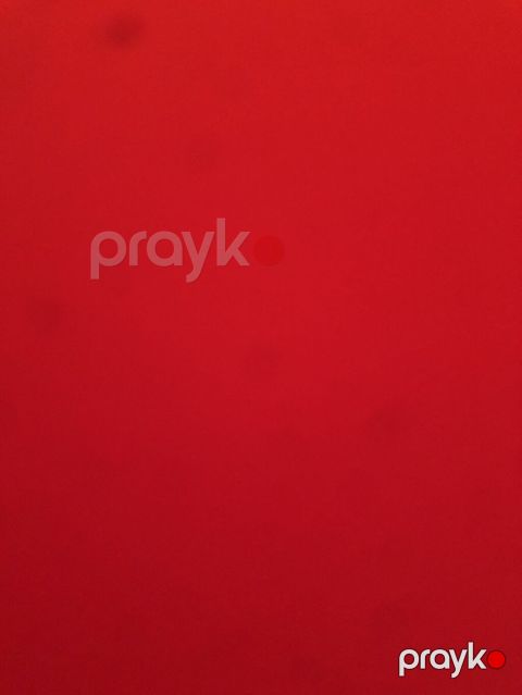 Qırmızı bərk rəngli dekorativ fon/plyonka - Rəng: parlaq qırmızı — Saatlı