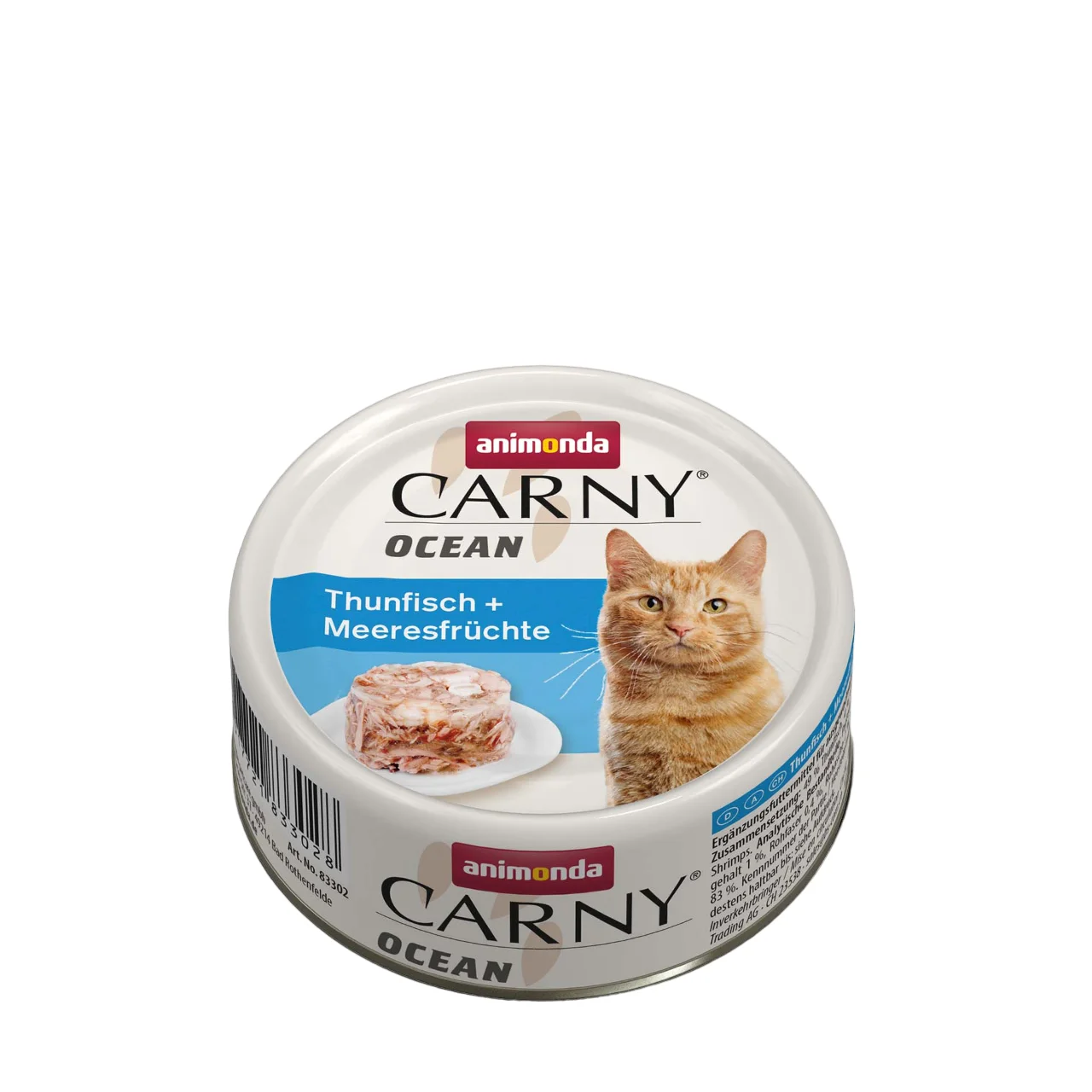 Carny Ocean Tuna və Dəniz Məhsulları ilə Konservləşdirilmiş Pişik Yemi, 80 q — Bakı