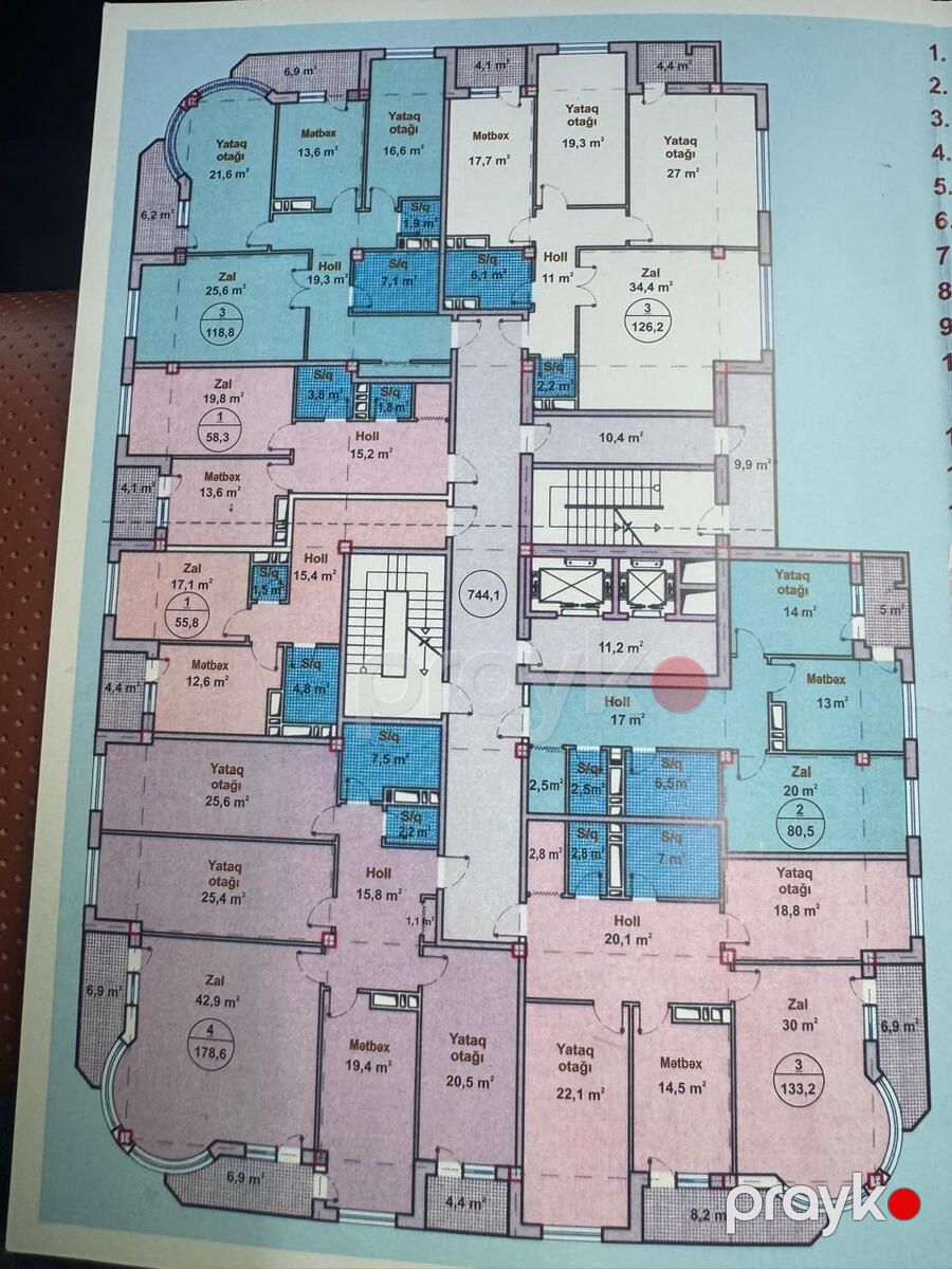 Satılır 4 otaqlı yeni tikili 179 m² — Mənzil, Bakı (2)