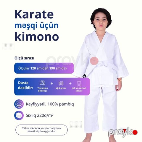 Karate məşqi üçün kimono Adidas LS_1001012, 160 sm — Bakı