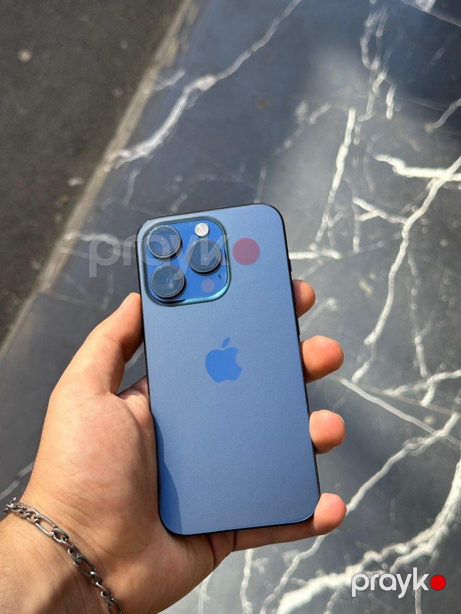 Apple iPhone 15 Pro Blue Titanium 128GB/8GB — Smartfonlar, Bakı (2)