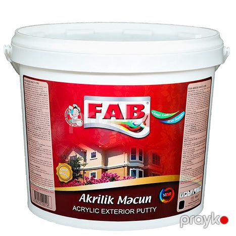 Fab akrilik fasad məcunu 25 kq — Bakı