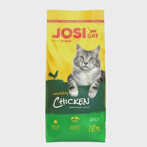 Josera JosiCat Crunchy Poultry, yetkin pişiklər üçün ev quşu əti ilə quru yem (çəki ilə) — Pişiklər