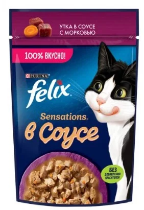 Felix Sensation ördək ilə yerkökü sousunda, 75 q — Bakı