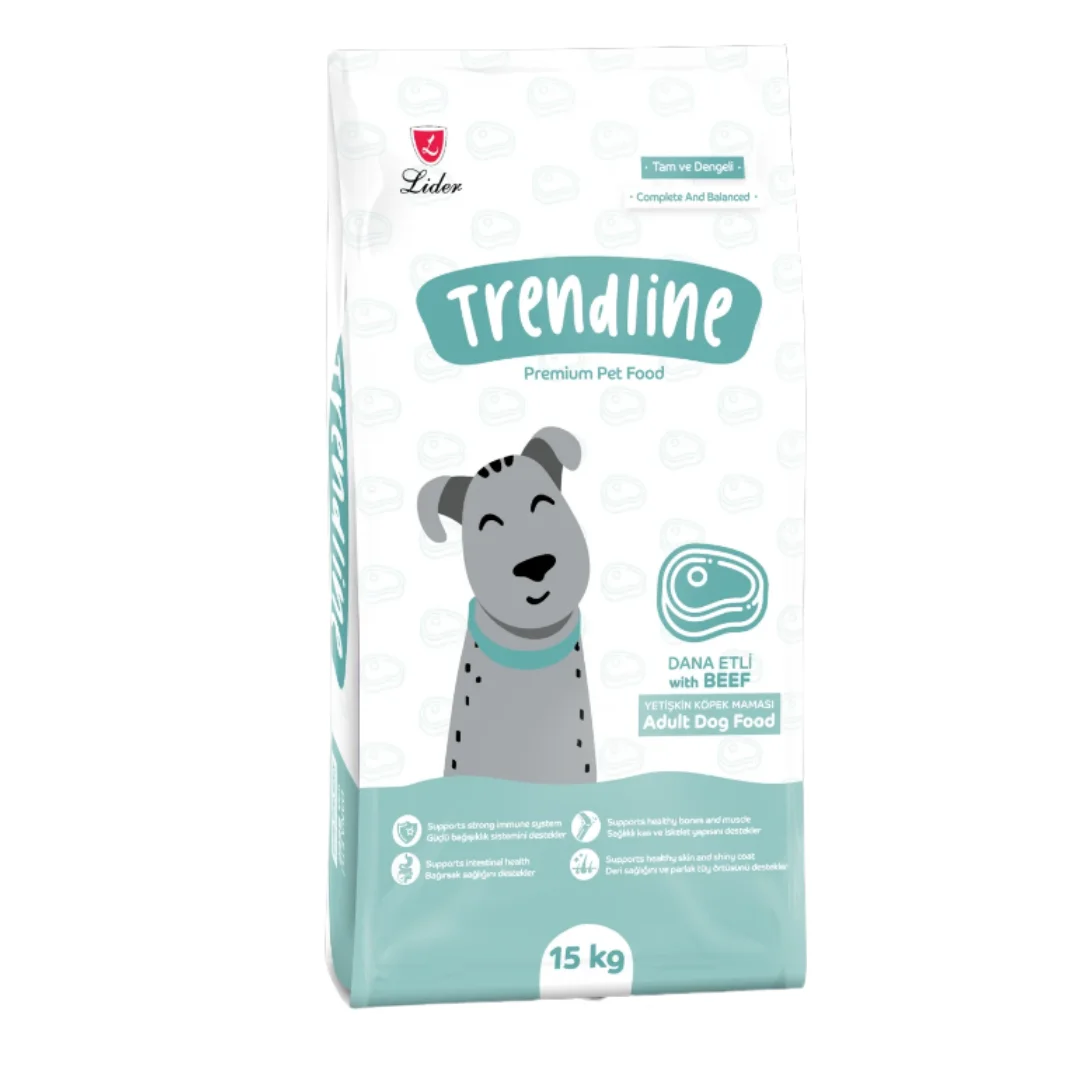 Trendline Adult Dog, itlər üçün quru yem, mal əti dadı ilə (çəki ilə)