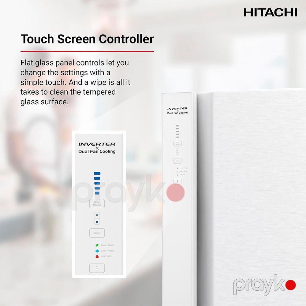 Soyuducu Hitachi RV760PUK7K4PWH Ağ — Soyuducular, Bakı (3)