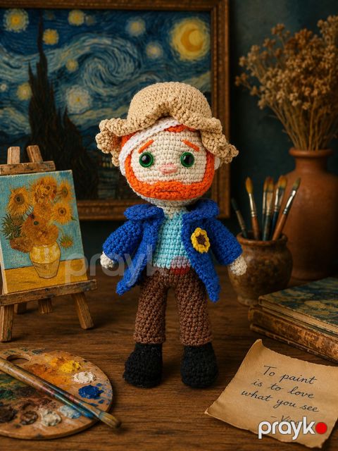 Vincent Van Gog Amigurumi — Bakı