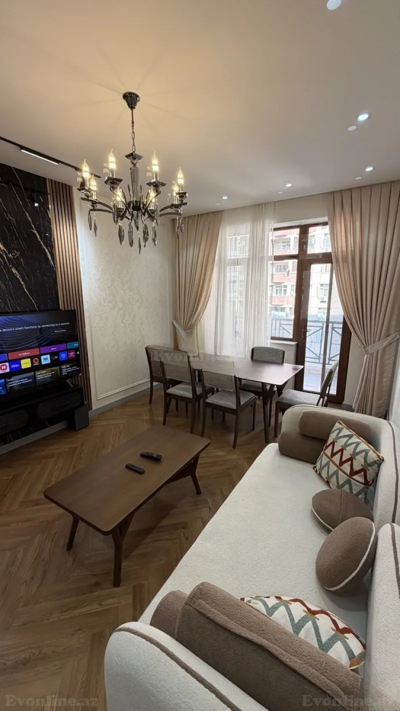 Kirayə verilir 2 otaqlı Mənzil Yeni tikili 70 m² Bakı, Nərimanov r — Mənzil, Bakı (4)