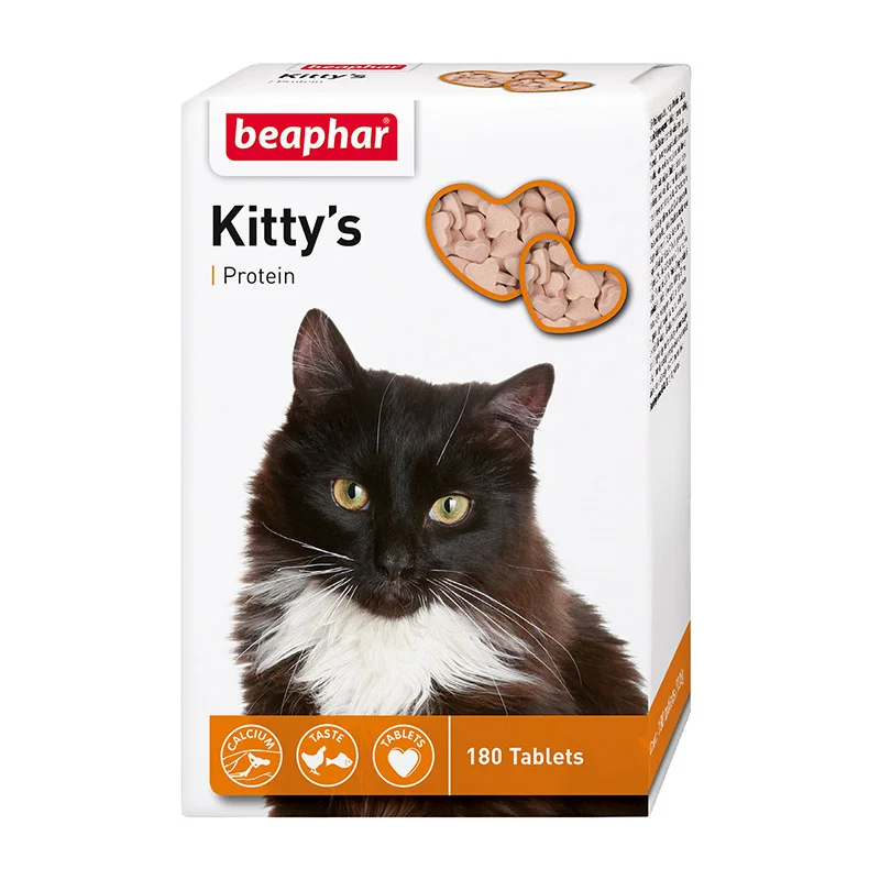 Beaphar Kitty’s Protein pişiklərdə və pişik balalarında cədvəlində normallaşdırma maddələr mübadiləsi maddələri 180 üçün — Bakı