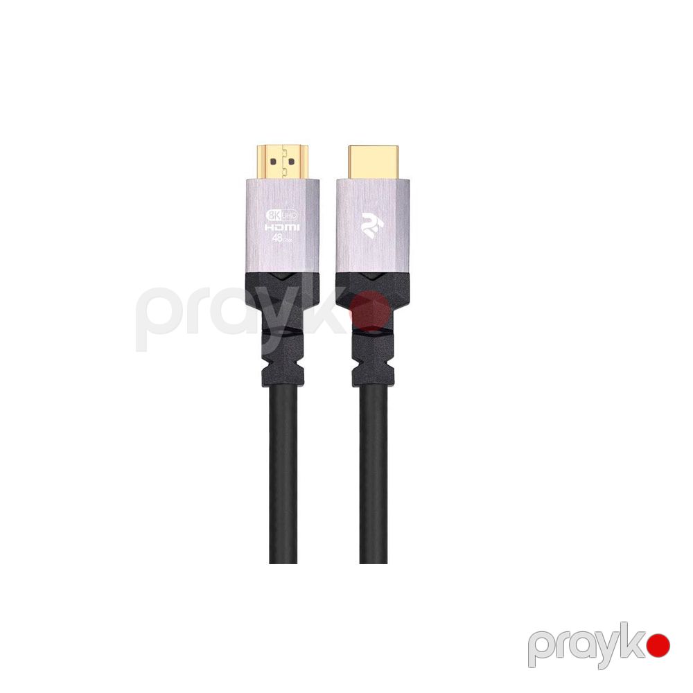 Kabel 2Е HDMI 2.1 (Am/am)/ 4K/120Hz or 8K/60Hz, 48Gbps Ultra High Speed/3m/black — Smartfon üçün kabelləri və keçidçilər, Bakı (2)