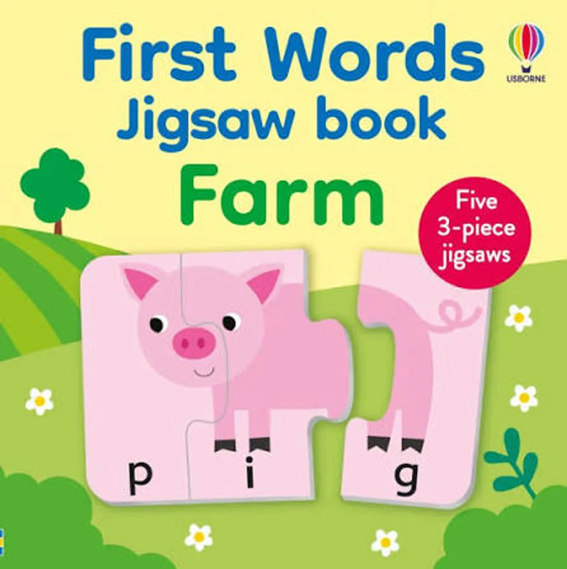 First Words Jigsaw Book: Farm — Bakı