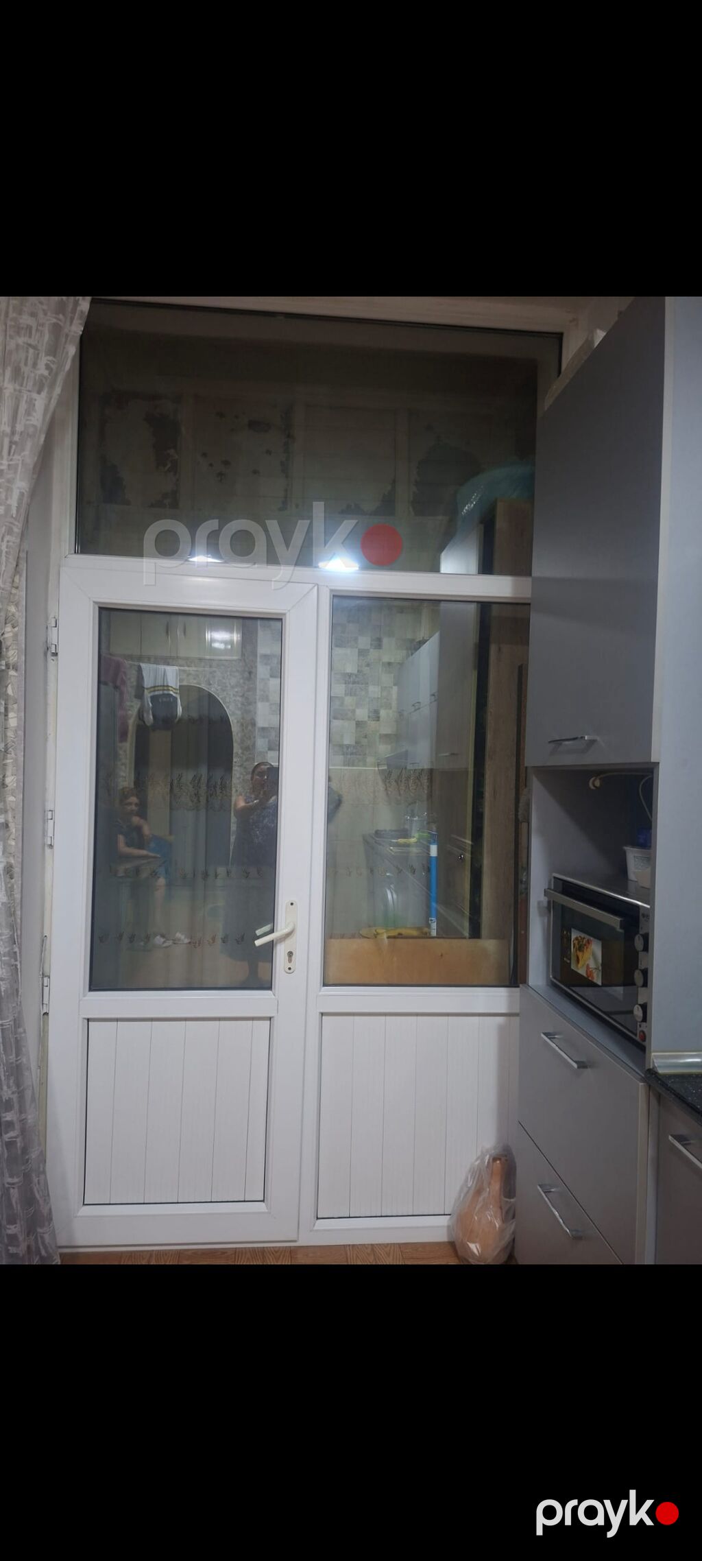 İki böyük plastik gapilar. ela veziyyetde. ölcüsü eni 1.53 — Pəncərələr, qapılar, balkonlar, Bakı (2)