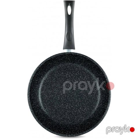 Tava Нева Металл Каменная Чёрный Гранит 18124, 24 sm, alüminium, qara — Bakı