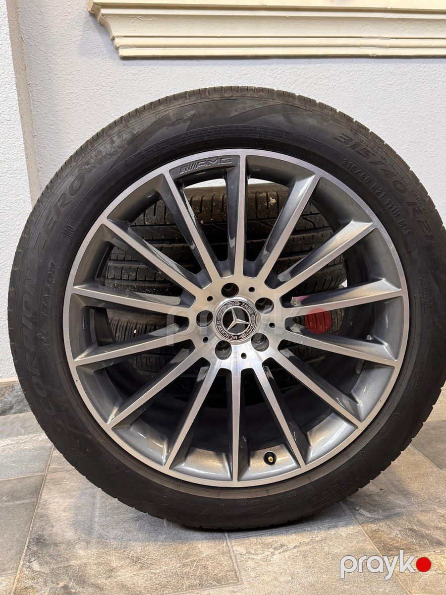 Mercedes Benz 2024 təkərləri 285/40 R21 — Ehtiyat hissələri və aksesuarlar, Bakı (2)