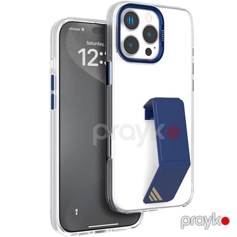 Levelo Graphia IMD Silicone Grip Case For iPhone 16 Pro Max (LVLGIS16PMBL) Blue — Bakı