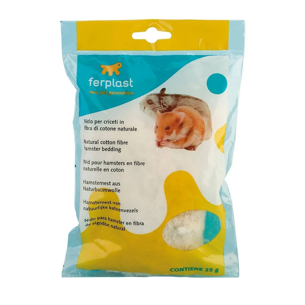 Ferplastc FPU 4630 hamsterlər üçün pambıq yuvası, 12.5 x 2.5 x h 23 sm — Bakı