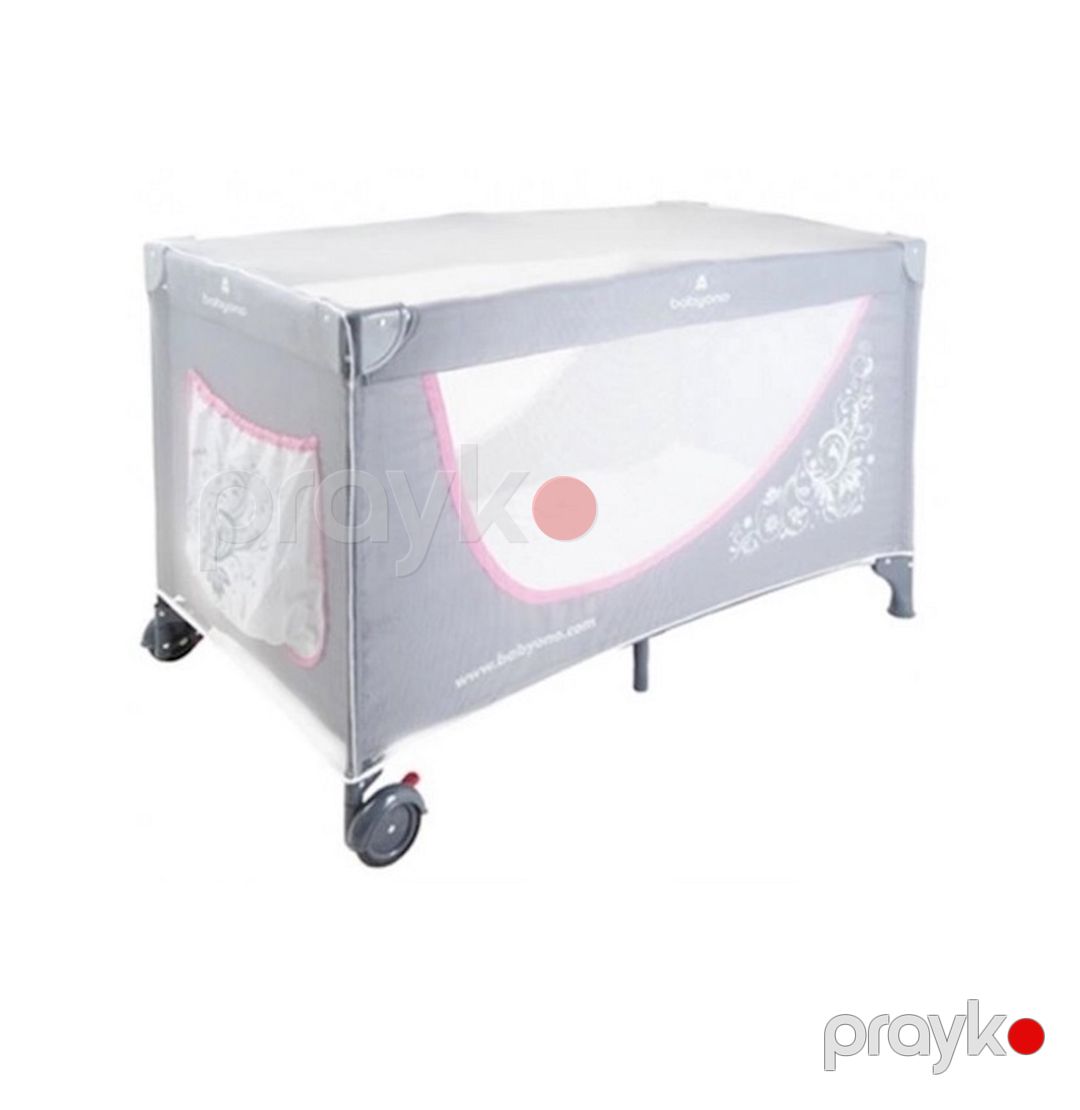 Beşik-oturacaq üçün ağcaqanad toru Babyono, 120x60x60 sm, parça, ağ — Mallar, Bakı (2)