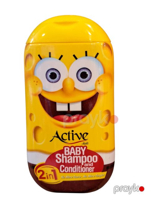 Şampun-kondisioner uşaqlar üçün Active Soft Sponge Bob 310 ml — Bakı