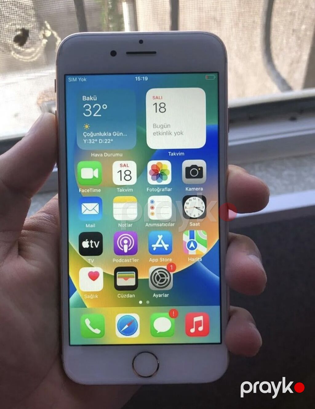 IPhone 8, 64 GB, Qızılı, Barmaq izi — Apple iPhone, Bakı (5)
