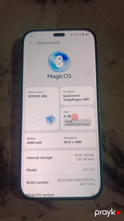 Honor X8b Glamorous Green 128GB/8GB — Bakı