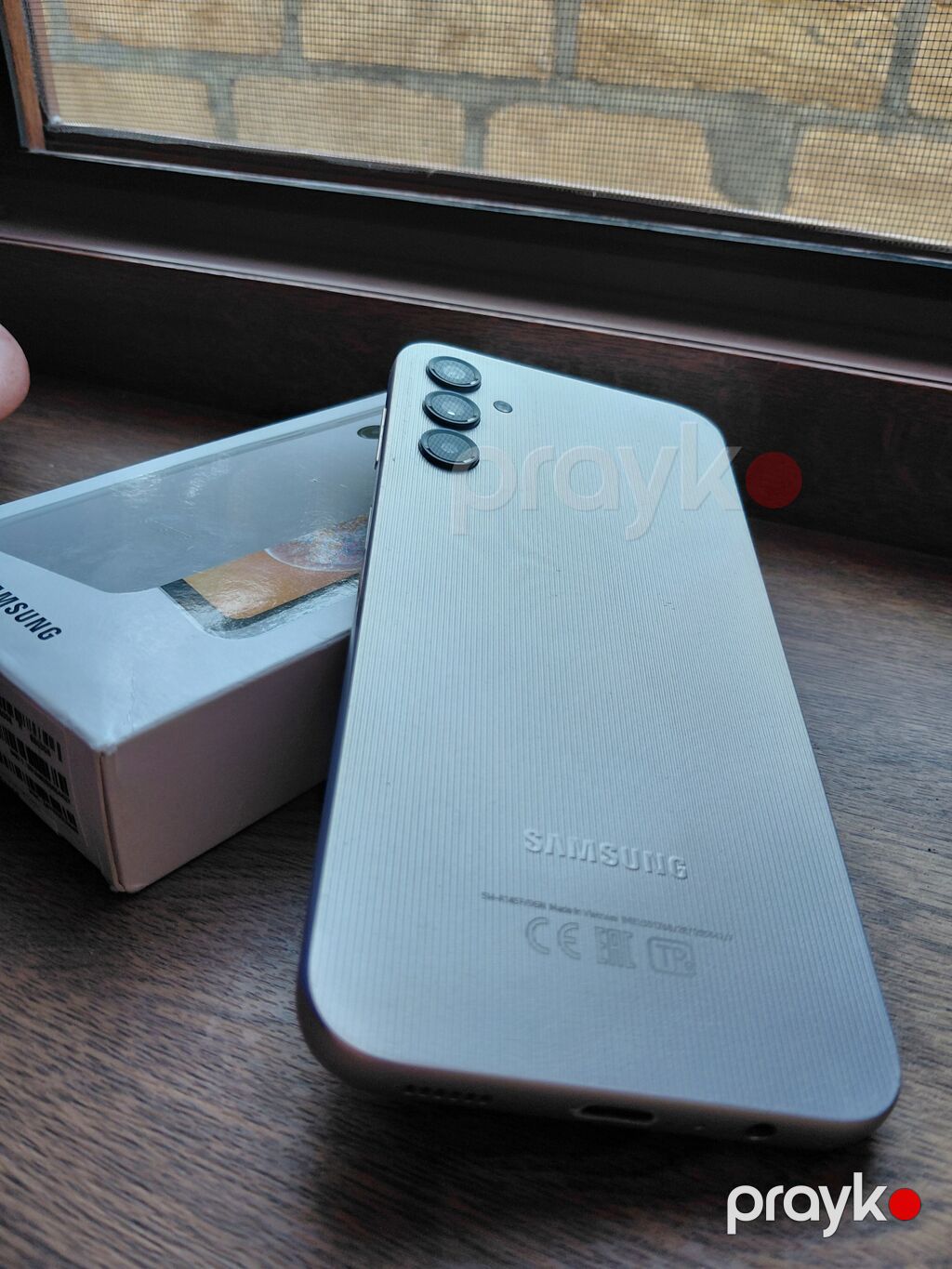 Samsung Galaxy A14, 64 GB, rəng - Boz, Zəmanət, Sensor, Barmaq izi — Samsung, Ağdaş (6)