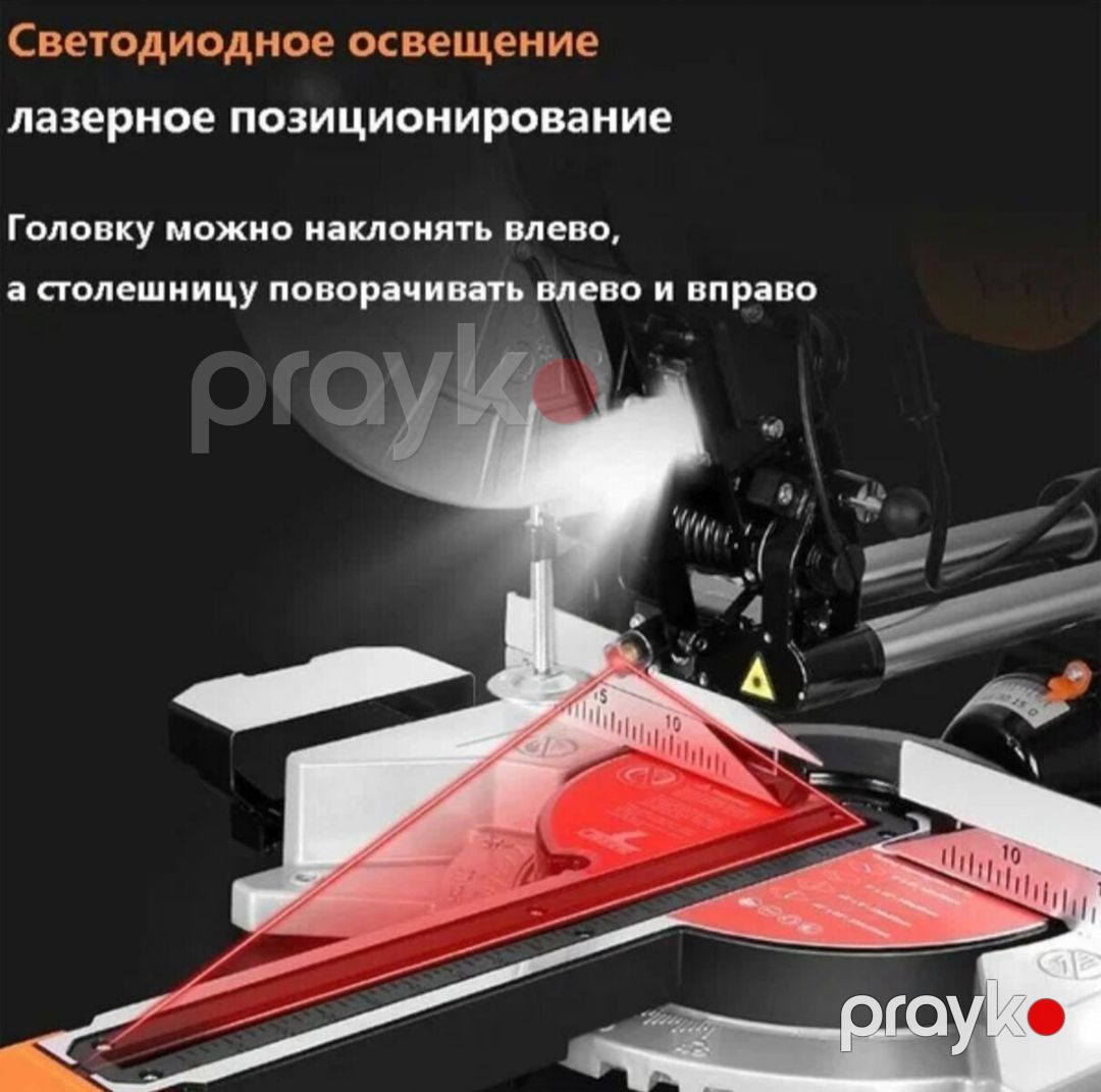 Haspower HM1031 2000W künc kəsən mişar – 255 mm — Təmir və inşaat, Bakı (9)
