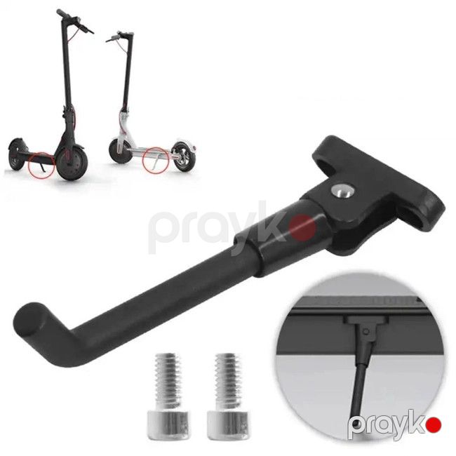 Elektrik skuter üçün dayaq Xiaomi Mi M365/M365 Pro/M365 Pro 2/1S üçün, alüminium, qara — Mallar, Bakı (2)