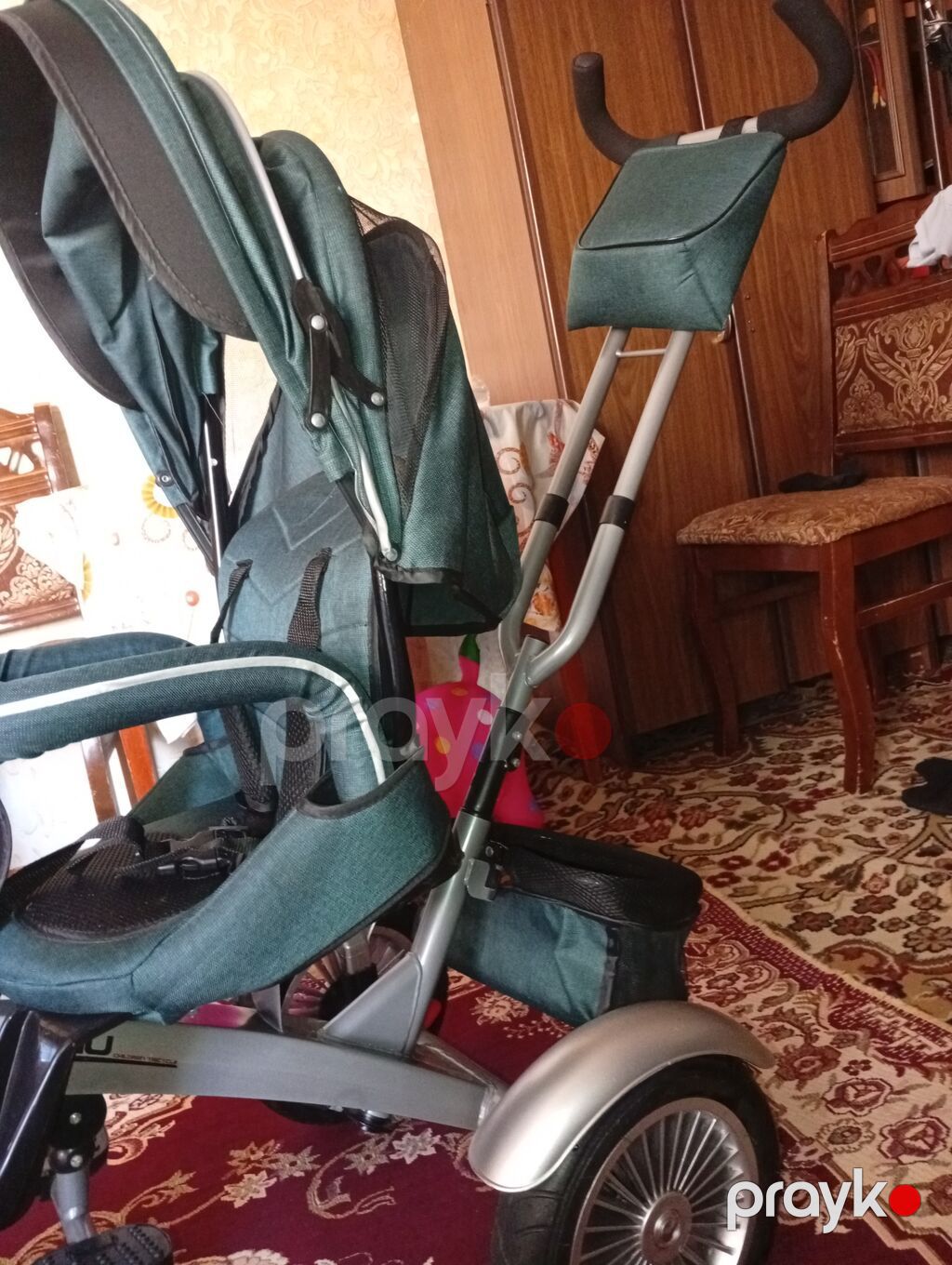 Uşaq üçtəkərli velosipedi – Hxnıu brendi - 3 təkərli konstruktor: iri — Uşaq velosipedləri, Güzdək (4)