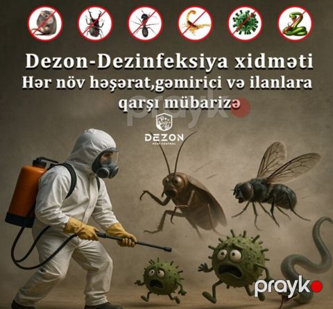Dezinfeksiya və ilan mübarizə xidməti — Bakı