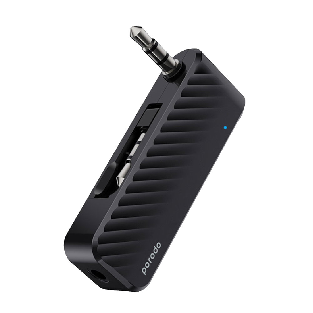 Porodo Bluetooth Audio Trandmitter Black — Mallar, Bakı (2)