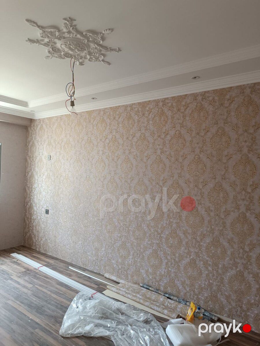 Divar kağızı işləri — Təmir və inşaat, Bakı (7)