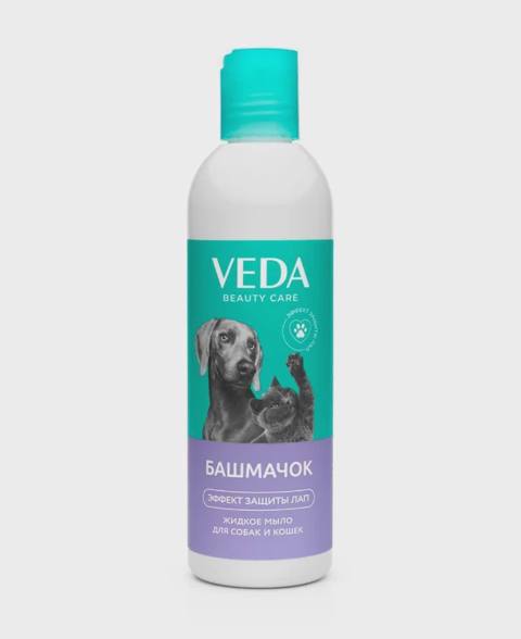 Veda Başmaçok, itlər və pişiklər üçün maye sabun, 220 ml — Мышыктар