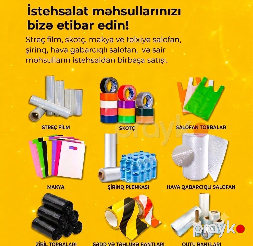 Polietilen məhsulların ıstehsalı — Poliqrafiya, dizayn, Bakı (2)