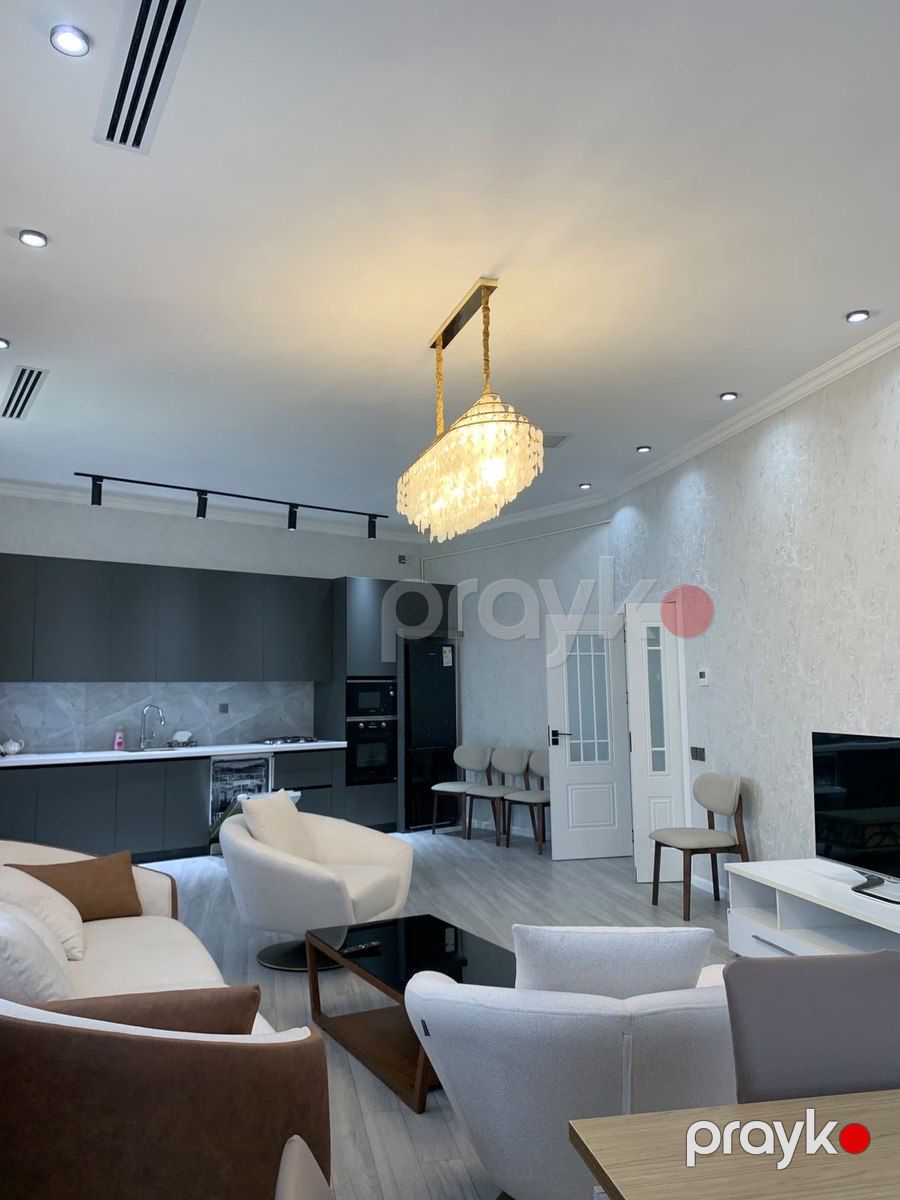 İcarəyə verilir 3 otaqlı yeni tikili 130 m² — Mənzil, Bakı (6)