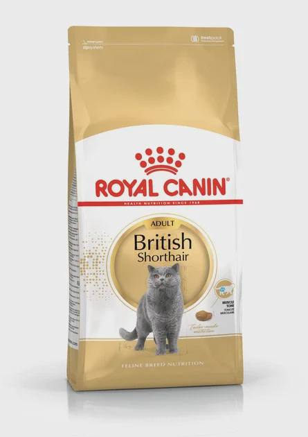 Royal Canin British Shorthair Adult, britaniya cinsli pişiklər üçün quru yem, 2 kq — Pişiklər