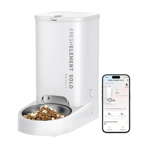 Petkit Fresh Element Solo Smart Pet Feeder White Avtomatik qidalandırıcı 3 litr — Bakı