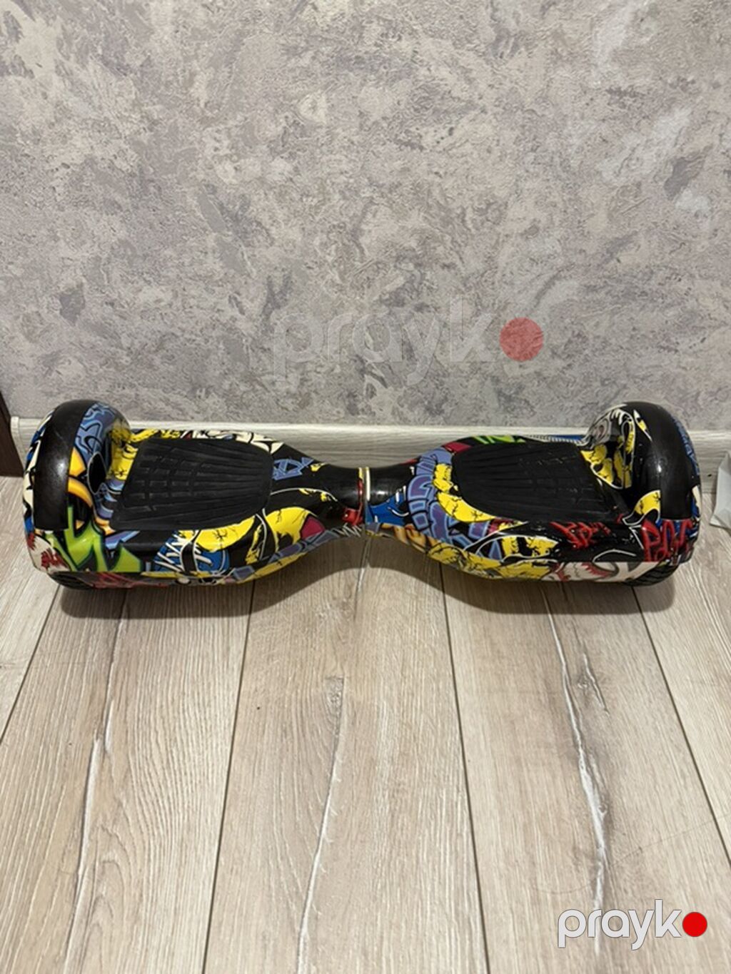 Rəngarəng qrafiti dizaynlı giroskuter (hoverboard) - Təkər ölçüsü — Hiroskopler, Bakı (2)
