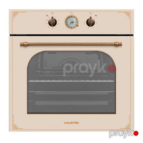 Quraşdırılan soba Haustek Retro F8T3 Y2TPS Cream