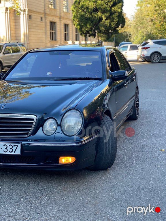 Mercedes E 320, 3.2 L, 2000 il, 398 000 km — Avtomobillər, Bakı (5)