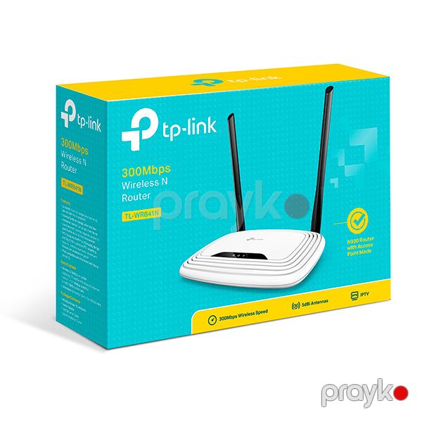 TP-Link Wireless Router WR841N Ağ — Mallar, Bakı (4)