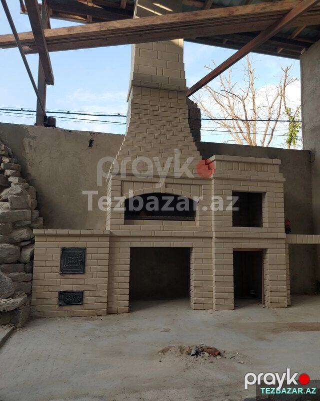 Manqal kamin kamen — Tikinti xidmətləri, Bakı (8)