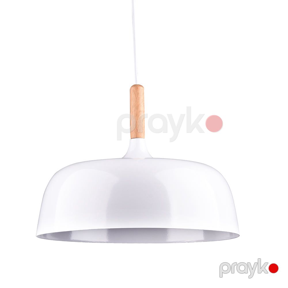 Sparkled asma çilçıraq 1 - li 100-240V E27 HP1026-2 ağ — İşıqlandırma, Bakı (3)