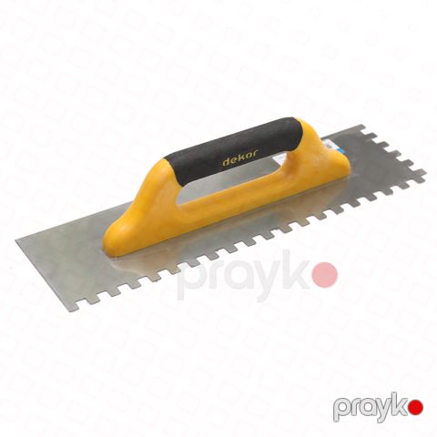 Dekor 432 plastik saplı seramik dişli mala 40 sm 10X10 — Omid.az — Təmir və tikinti