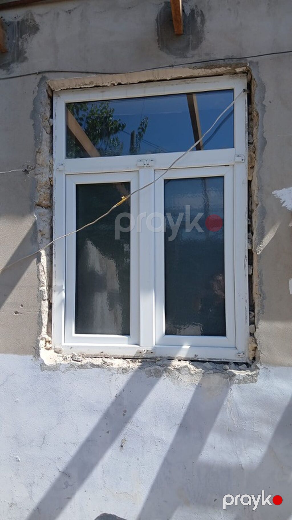 PVC plastik pəncərə dəstləri - Material: ağ rəngli PVC profil - Şüşə — Pəncərələr, qapılar, balkonlar, Digah (2)