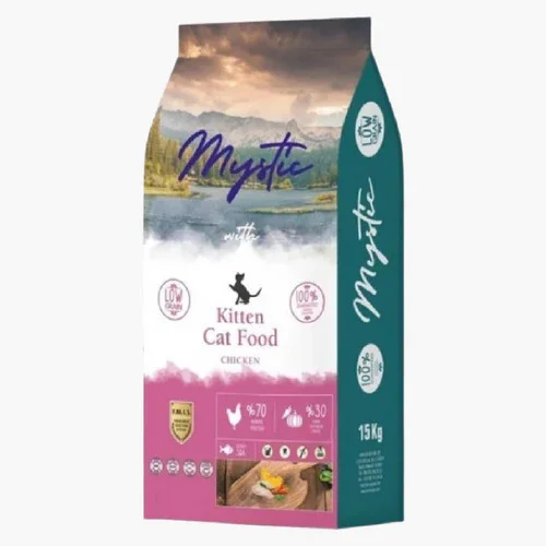Mystic Kitten Cat Food Chicken, pişik balaları üçün quru yem, toyuqla (çəki ilə) — Bakı