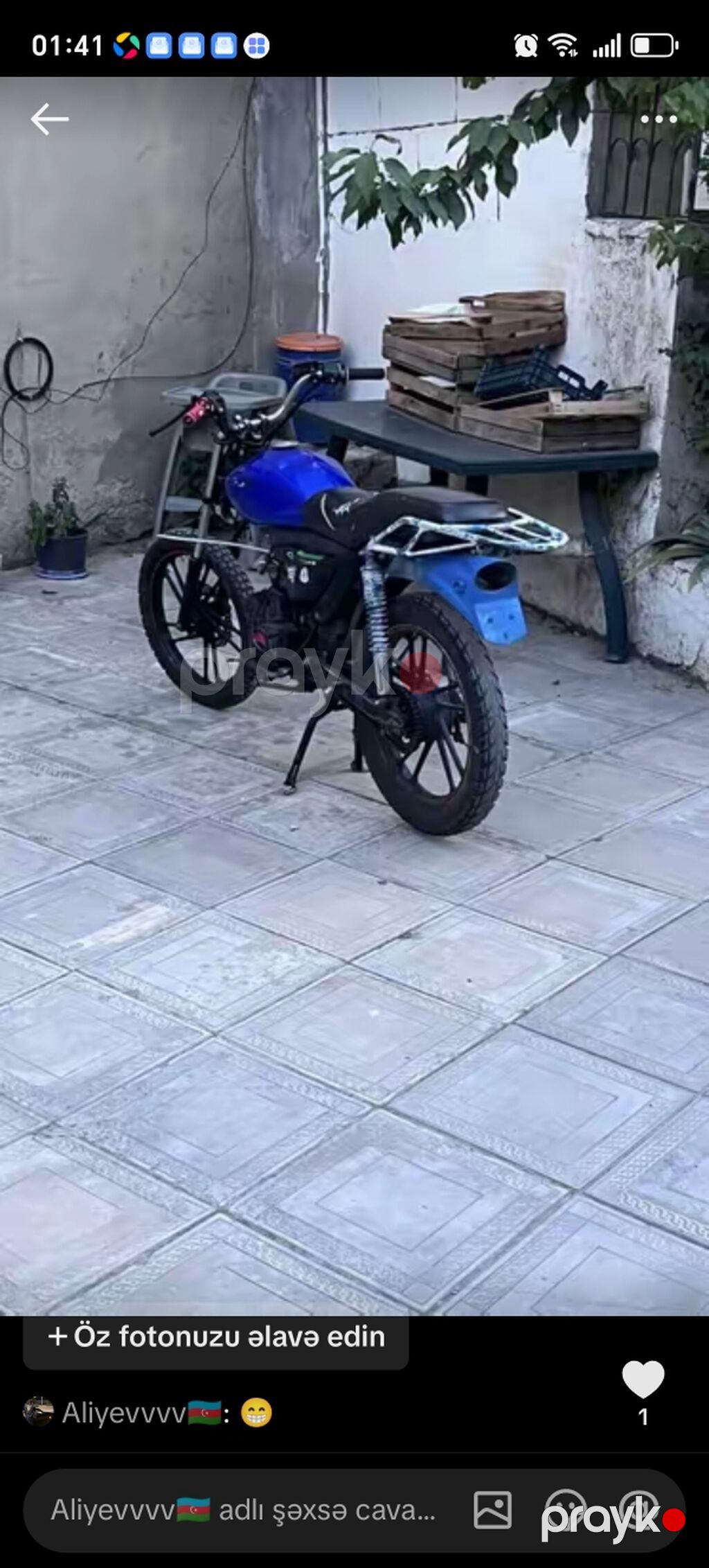 Motskilet madeli tufan m50 di pırablemi var sukorsu irisib sent var — Motosikletlər, Mehdiabad (3)