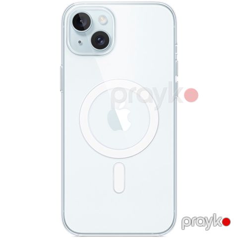 iPhone 15 Plus Clear Case with MagSafe (MT213ZM) Clear — Bakı