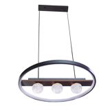 Çilçıraq LED M1038/500+3 500MM 65W 3CCT qara — Omid.az — Освещение