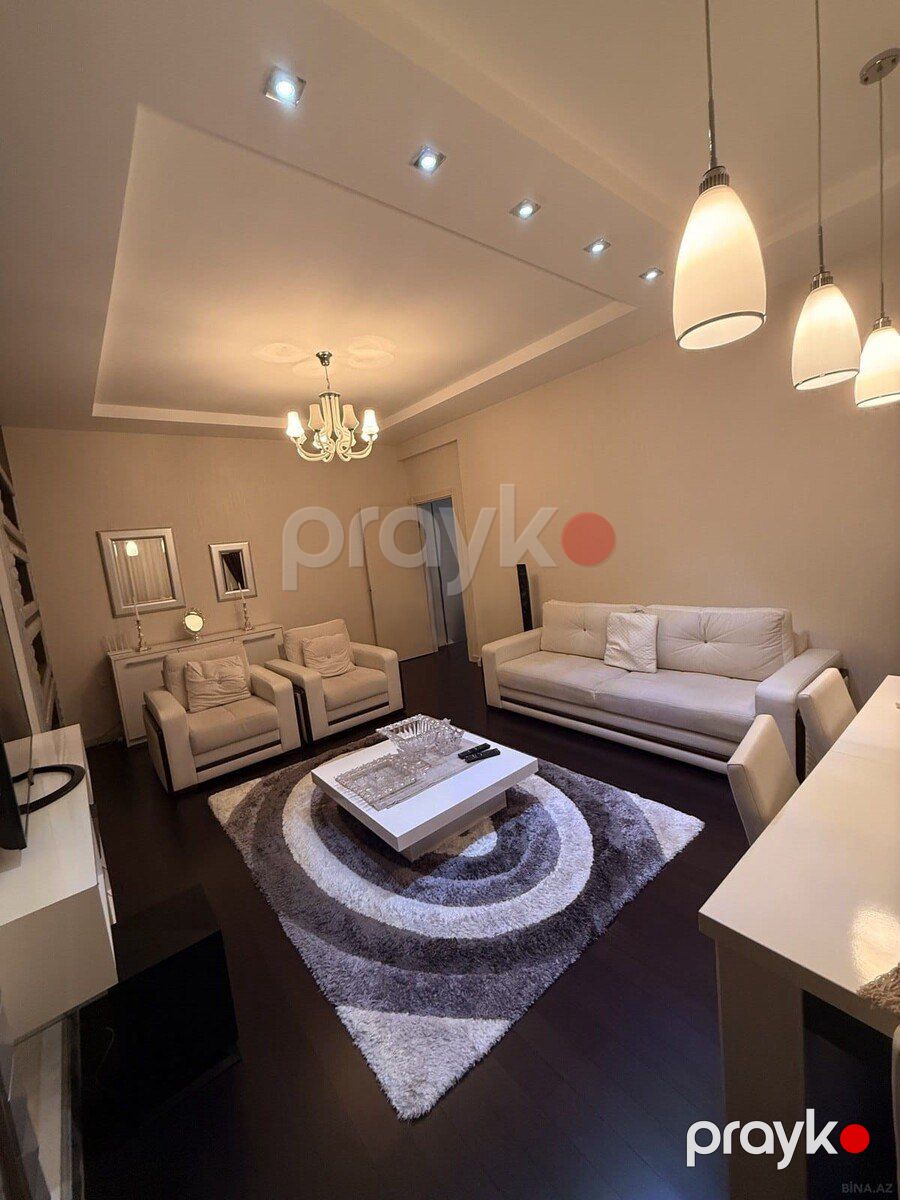 İcarəyə verilir 2 otaqlı yeni tikili 80 m² — Mənzil, Bakı (2)
