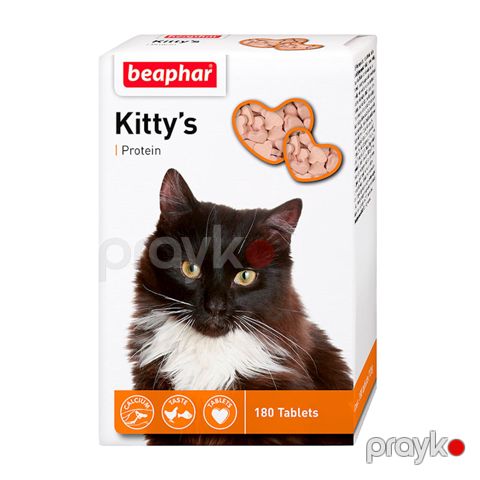 Qida əlavəsi Beaphar Kittys Protein, pişiklər üçün, 180 həb — Bakı